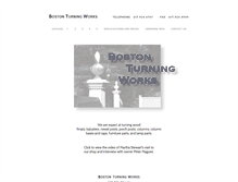 Tablet Screenshot of bostonturningworks.com